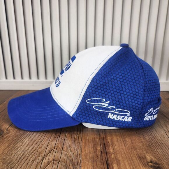 NAPA Racing Hat Cap Strap Back Blue White NASCAR NHRA INDYCAR Embroidered Sports - Picture 6 of 11